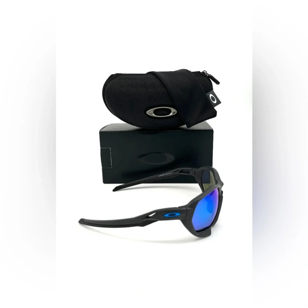 OAKLEY PLAZMA (A) OO9019-05 Matte Carbon / Prizm Sapphire 59mm Sunglasses